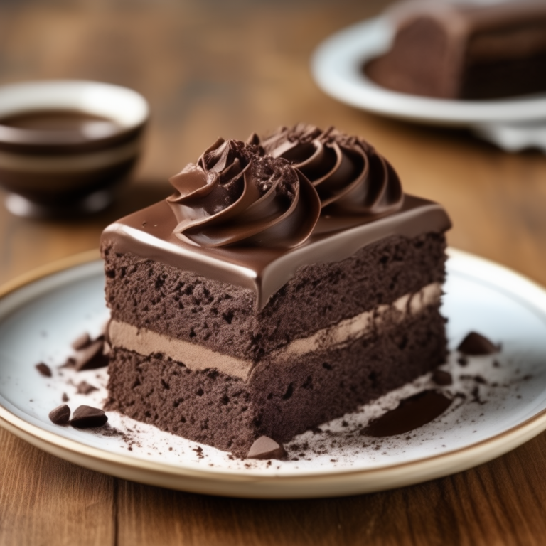 Bolo de Chocolate Supremo com Toque de Café