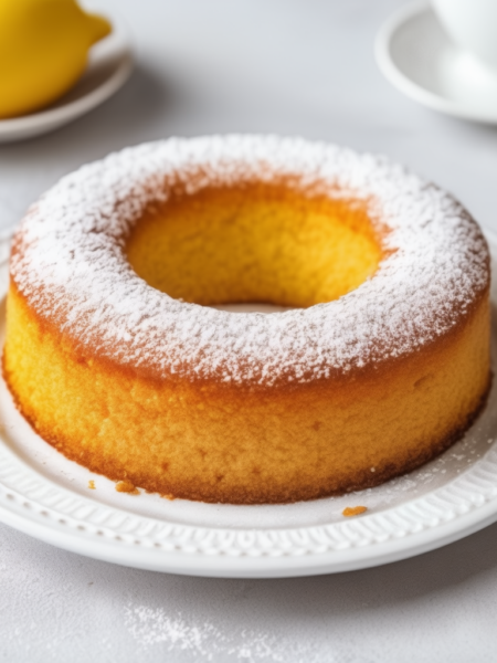 Bolo de Fubá Simples