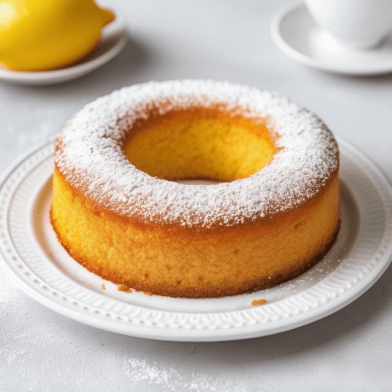 Bolo de Fubá Simples 1 Bolo de Fubá Simples