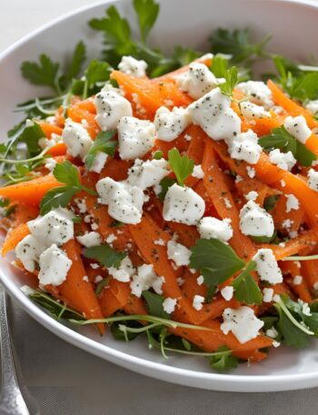 Salada de Cenoura com Ricota e Chia