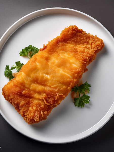 Filé de Peixe Empanado