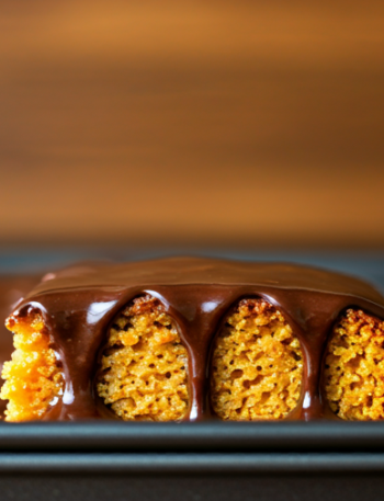 Bolo de Cenoura com Cobertura de Chocolate