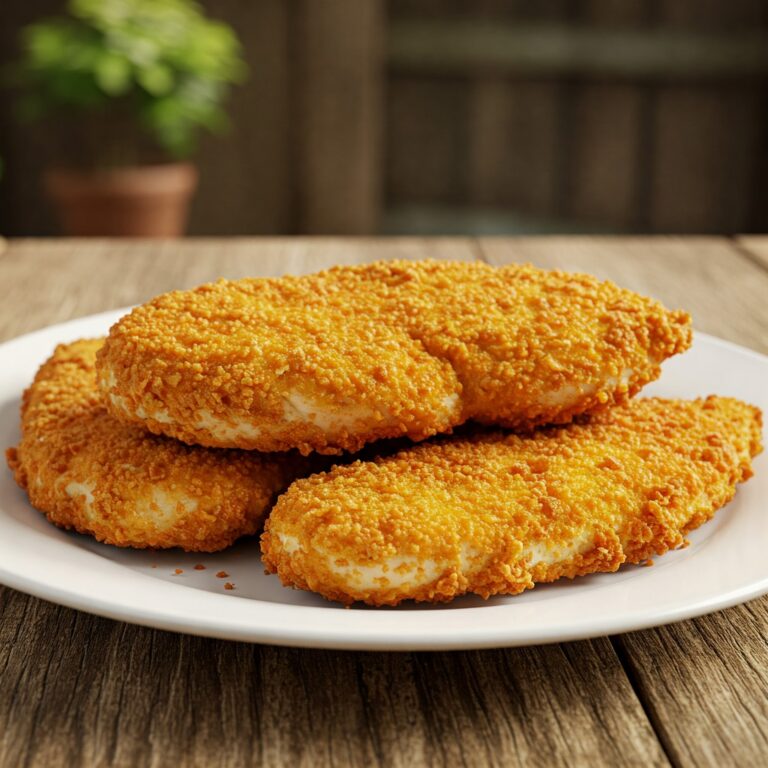 Filé de Frango Empanado Crocante 7 Filé de Frango Empanado Crocante