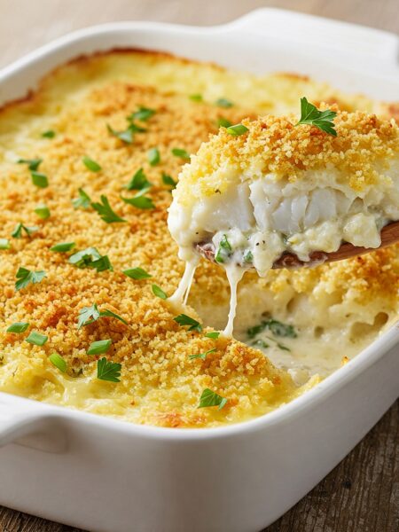 Bacalhau ao Forno com Crosta de Ervas – Sabor Sofisticado e Fácil de Fazer!