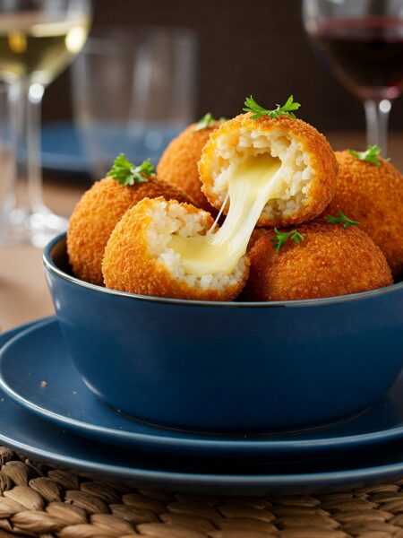Bolinho de Arroz com Queijo