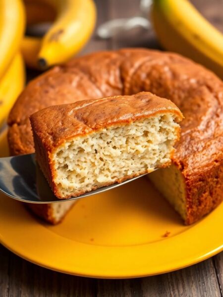 Bolo de Banana Fofinho e Irresistível