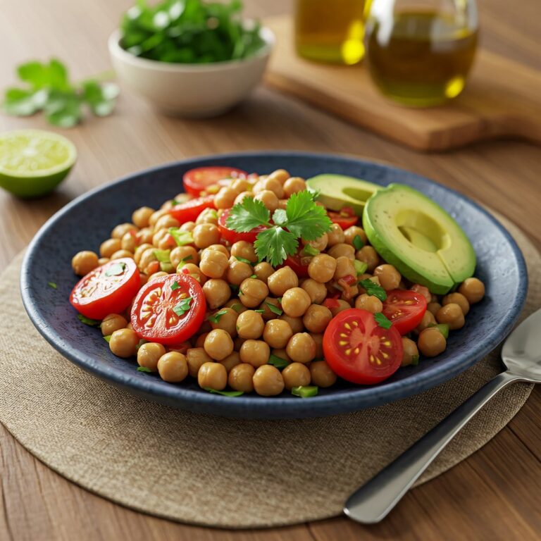 Salada de Grão-de-Bico e Abacate 6 Salada de Grão-de-Bico e Abacate