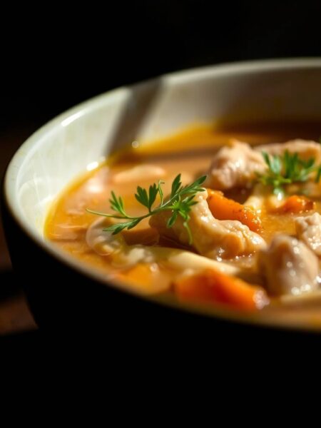 Sopa de Frango Caseira