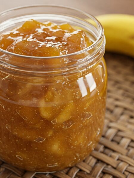 Doce de banana caseiro