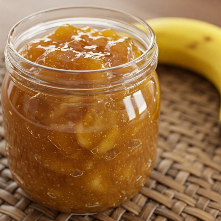 Doce de banana caseiro