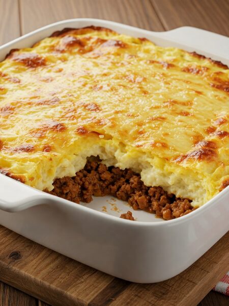 Escondidinho de carne moída