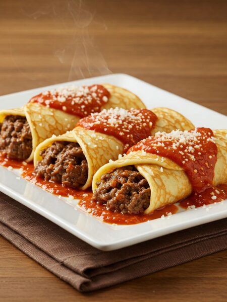 Panqueca de carne moída