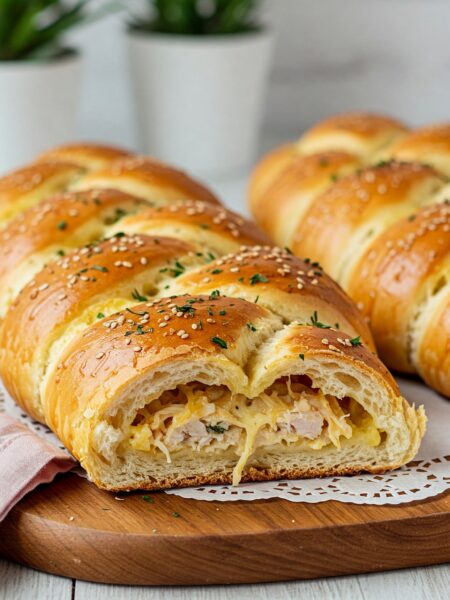 Pão Recheado de Frango