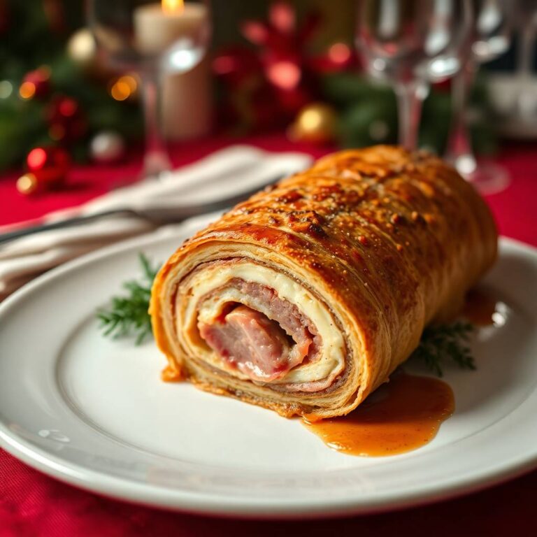 Rocambole de Carne Moida
