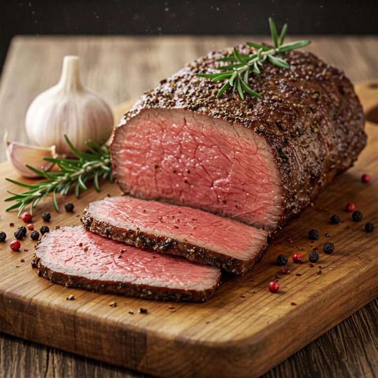 Rosbife Perfeito: Suculento, Dourado e Cheio de Sabor! 8 Rosbife