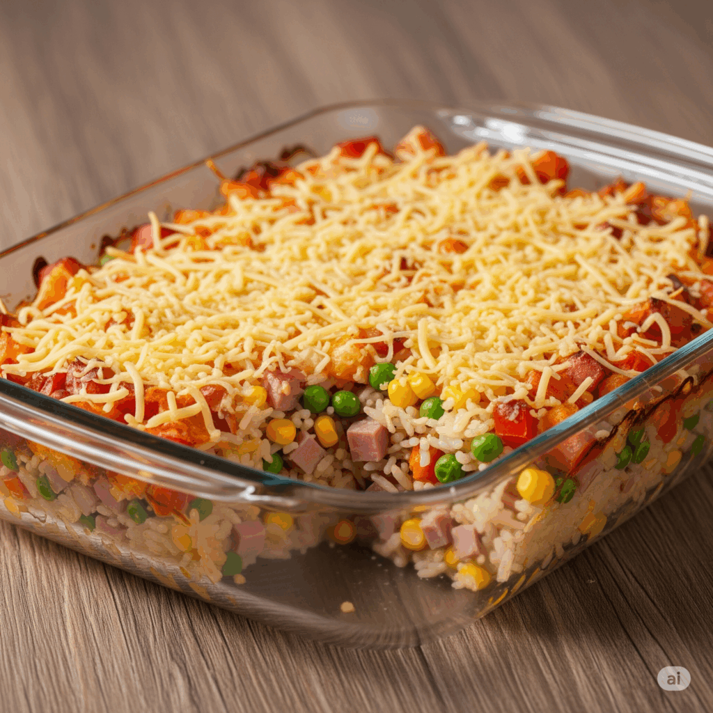 Arroz de Forno Rápido e Cremoso