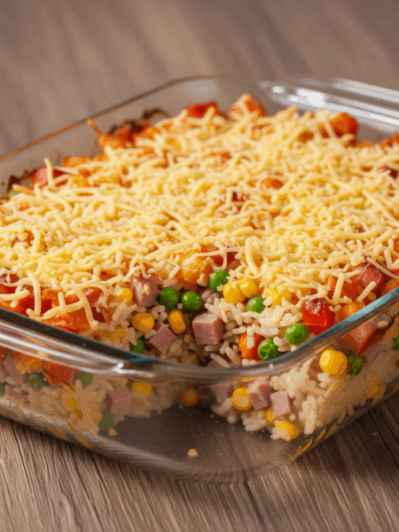 Arroz de Forno Rápido e Cremoso