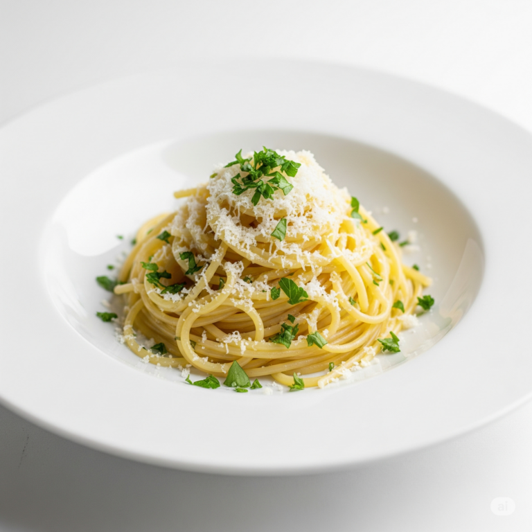 Macarrão Alho e Óleo com Parmesão 5 Macarrão Alho e Óleo com Parmesão