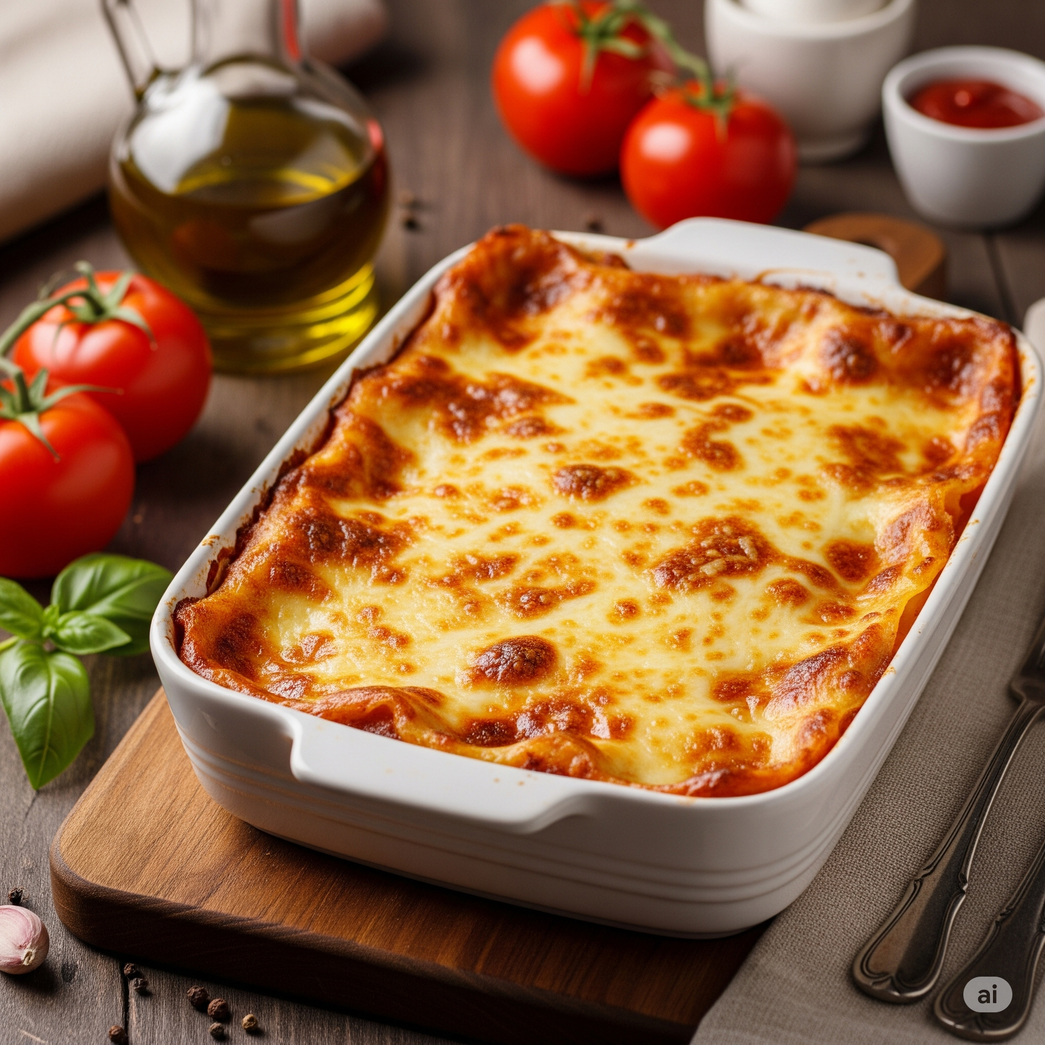 Macarrão de forno cremoso