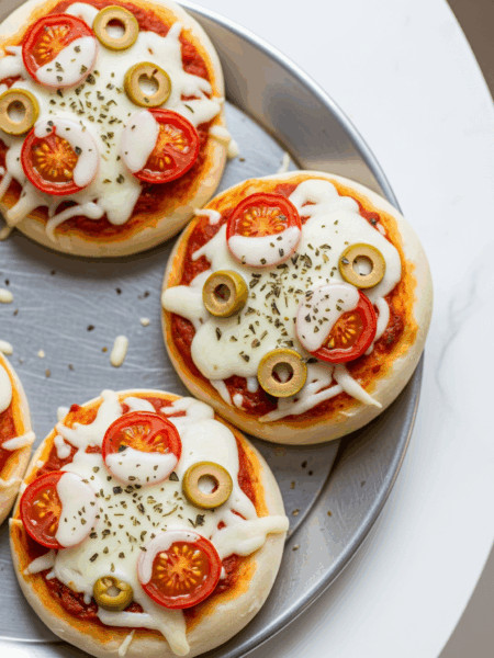 Mini Pizza com Massa de Pão de Forma