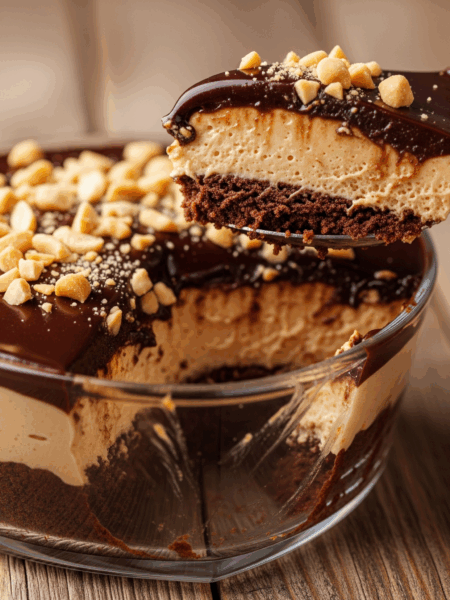 Pavê de Chocolate com Amendoim