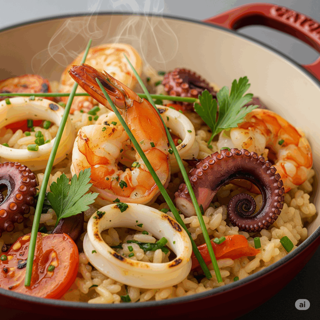 Risoto de Frutos-do-Mar