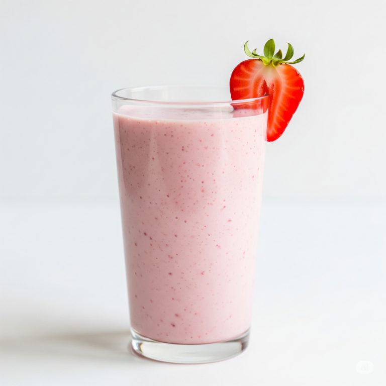 Smoothie de Morango com Banana Cremoso e Refrescante 8 Smoothie de Morango com Banana