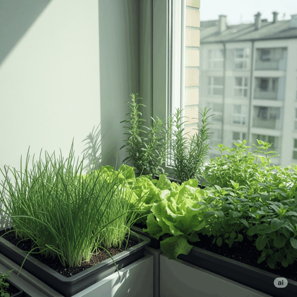 horta em apartamento