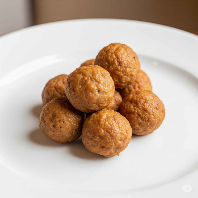Bolinho de Carne Assada Crocante e Suculento 4 Bolinho de Carne Assada