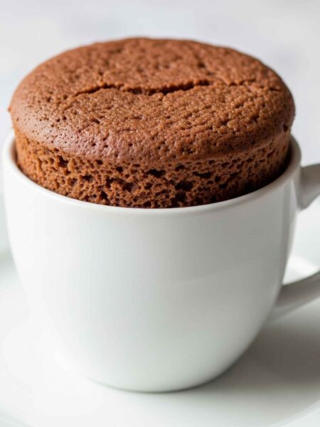 Bolo de Caneca de Cacau Proteico