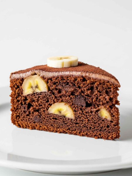 Bolo de Chocolate com Banana
