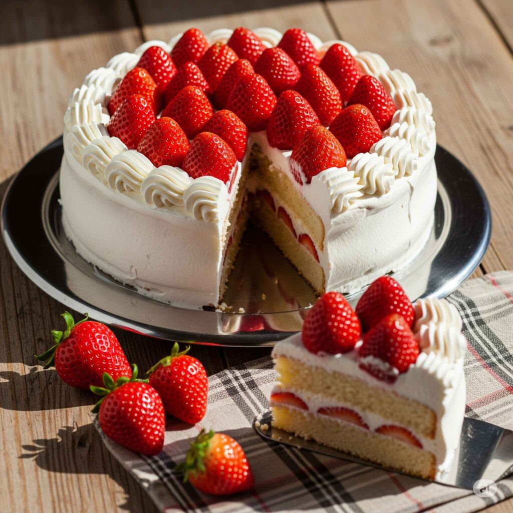 Bolo de Morango Fofinho e Irresistível