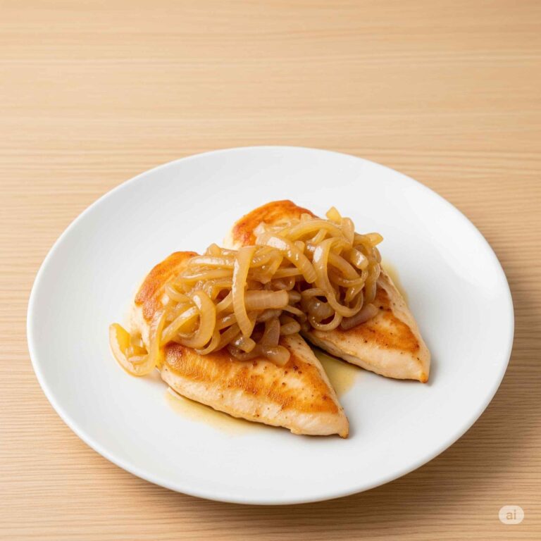 Filé de Peito de Frango Acebolado Suculento 3 Filé de Peito de Frango Acebolado