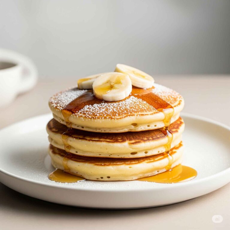 Panqueca de Banana Fit Macia e Saborosa 5 Panqueca de Banana Fit