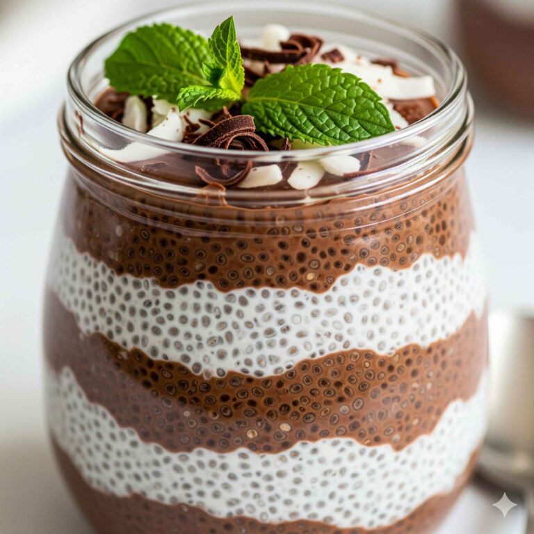 Pudim Fit de Chia e Coco