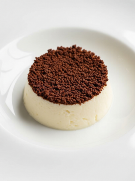 Pudim de Coco com Crosta de Cacau na Airfryer