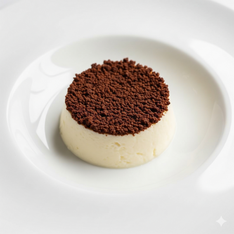 Pudim de Coco com Crosta de Cacau na Airfryer