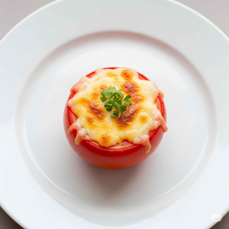 Tomate Recheado com Queijo 3 Tomate Recheado com Queijo