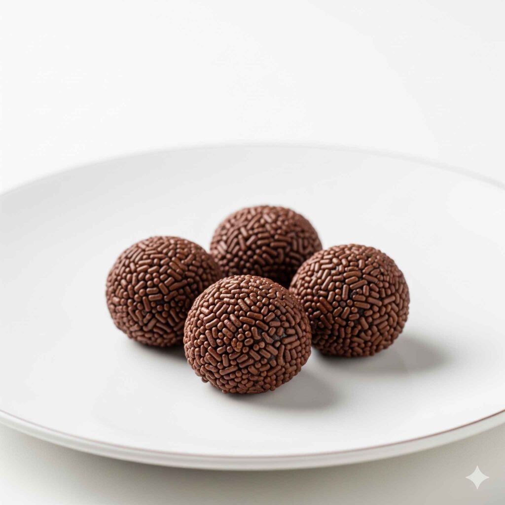 Brigadeiro sem manteiga com 2 ingredientes
