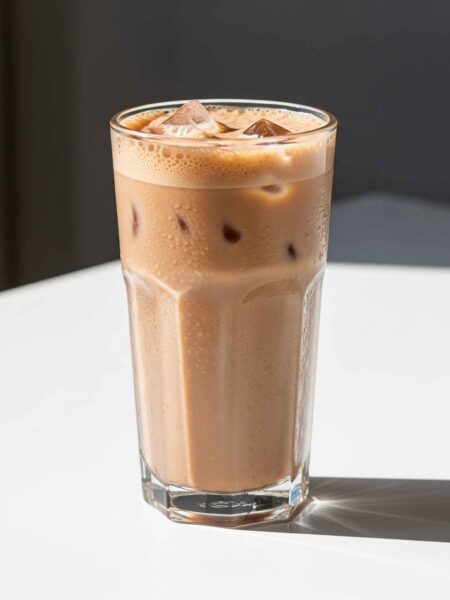 Cappuccino Gelado com Whey de Chocolate