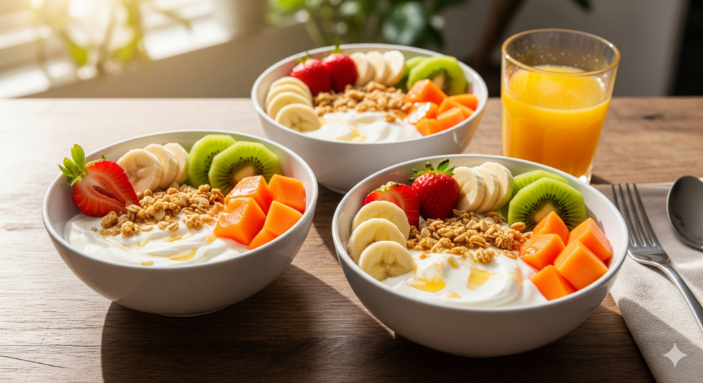 Frutas no café da manhã