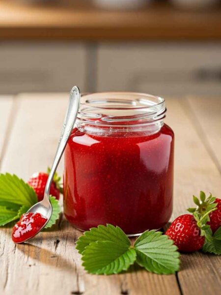 Geleia de Morango com 2 Ingredientes
