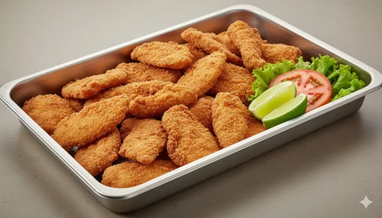 Iscas de Peixe Crocantes
