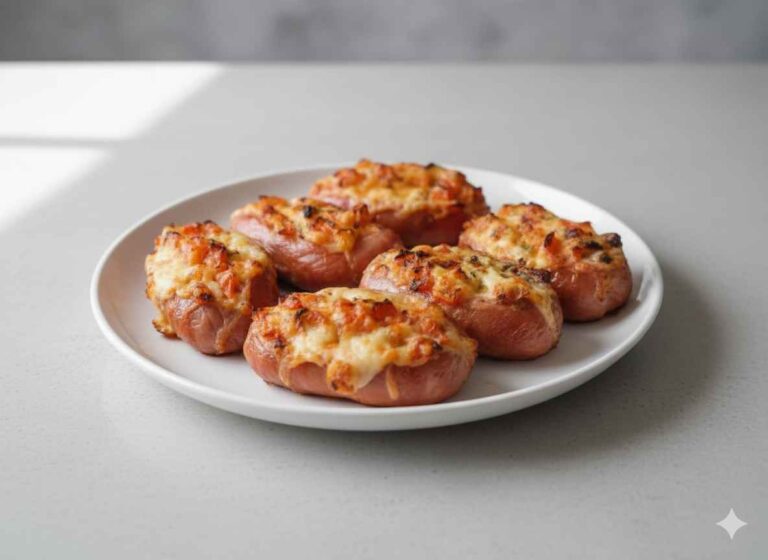 Linguiça recheada na airfryer