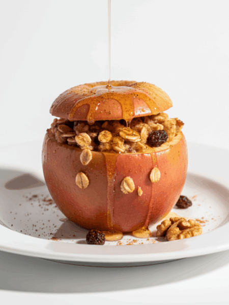 Maçã Assada na Airfryer