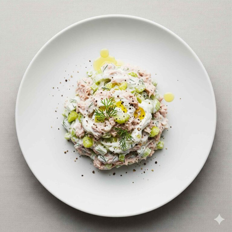 Salada com Atum e Iogurte Cremoso 4 Salada com Atum e Iogurte