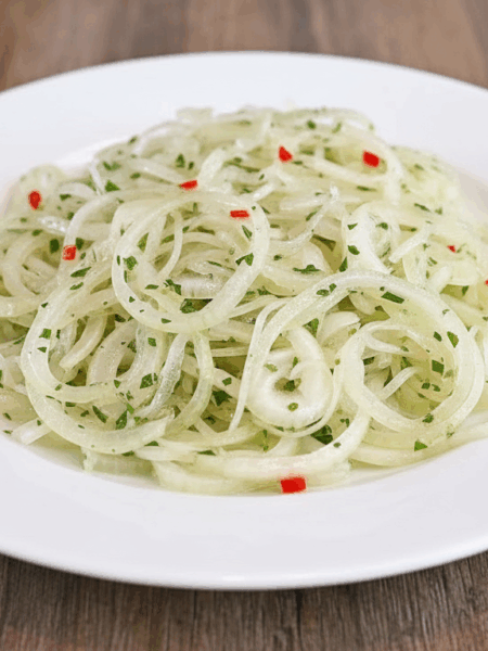 Salada de cebola para churrasco