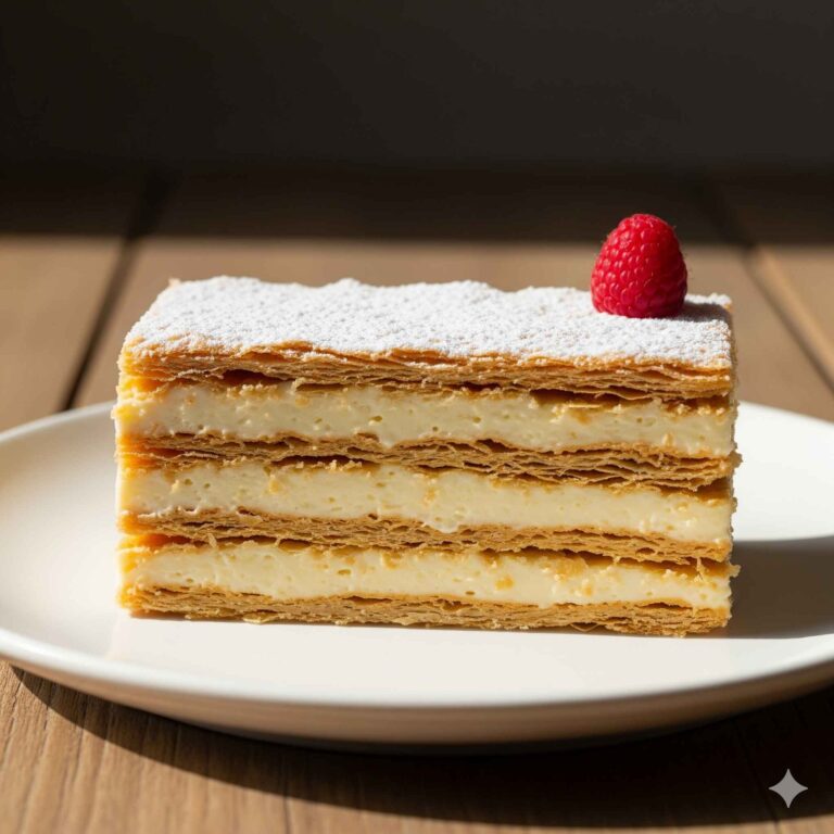 Torta Mil Folhas Crocante com Creme Aveludado 9 Torta Mil Folhas