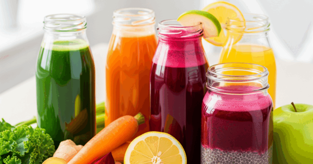 suco detox para secar barriga