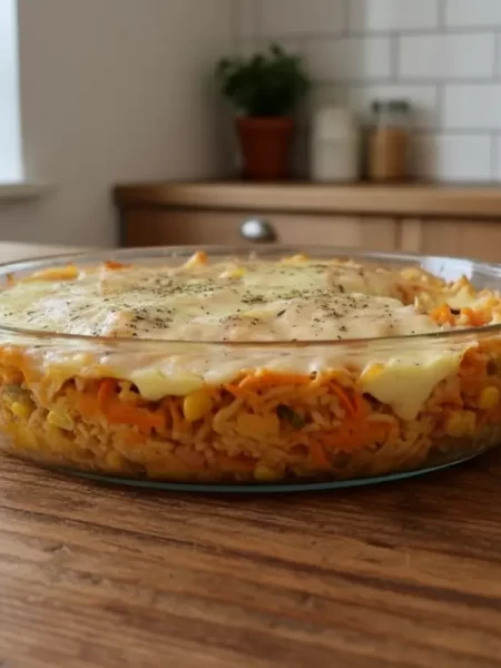 Arroz de Forno com Frango Fácil